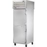 True - Spec Series 27.5" Stainless Steel Pass-Thru Refrigerator w/ Solid Swing Doors - STA1RPT-1S-1S-HC