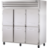 True - Spec Series 78" Stainless Steel Refrigerator w/ 6 Solid Half Swing Doors - STG3R-6HS