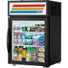 True - 24" Black Countertop Refrigerated Merchandiser w/ 1 Glass Door - GDM-05-HC-TSL01