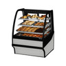 True - 36" Stainless Steel Dry Display Case w/ White Interior - TDM-DC-36-GE/GE-S-W