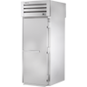 True - Spec Series 35" Stainless Steel Roll-Thru Refrigerator w/ Solid Swing Doors - STR1RRT89-1S-1S