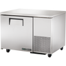 True - 44" Stainless Steel Undercounter Freezer w/ 1 Solid Swing Door - TUC-44F-HC