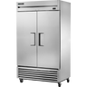 True - TS Series 47" Stainless Steel Refrigerator w/ 2 Solid Swing Doors - TS-43-HC