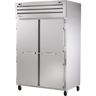 True - Spec Series 52" Stainless Steel Refrigerator/Freezer w/ Solid Swing Doors - STR2DT-2S