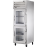 True - Spec Series 27.5" Stainless Steel Refrigerator w/ 2 Glass Half Swing Doors - STA1R-2HG-HC