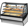 True - 59" Stainless Steel Dry Merchandising Display Case w/ Stainless Interior - TDM-DC-59-GE/GE-S-S
