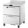 True - Spec Series 28" Stainless Steel Worktop Refrigerator w/ 2 Drawers - TWT-27D-2-HC-SPEC3