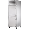 True - Spec Series 27.5" Stainless Steel Heated Cabinet w/ Solid Half Swing Doors - STA1H-2HS