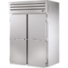 True - Spec Series 68" Stainless Steel Roll-In Refrigerator w/ 2 Solid Swing Doors - STR2RRI-2S