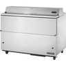 True - 58" Stainless Steel Milk Cooler - TMC-58-S-SS-HC
