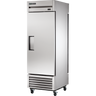 True - T-Series 27" Stainless Steel Pass-Thru Refrigerator w/ Solid Doors - T-23PT-HC