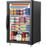 True - 24" Black Countertop Refrigerated Merchandiser w/ 1 Glass Door - GDM-07-HC-TSL01