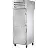 True - Spec Series 27.5" Stainless Steel Pass-Thru Refrigerator w/ Solid Front/Glass Rear Swing Doors - STA1RPT-1S-1G-HC