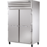 True - Spec Series 53" Stainless Steel Refrigerator w/ 2 Solid Swing Doors - STR2R-2S-HC