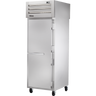 True - Spec Series 27.5" Stainless Steel Pass-Thru Refrigerator w/ Solid Swing Doors - STR1RPT-1S-1S-HC