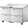 True - Spec Series 48" Stainless Steel Worktop Refrigerator w/ 4 Drawers - TWT-48D-4-HC-SPEC3
