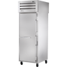True - Spec Series 27.5" Stainless Steel Pass-Thru Refrigerator w/ Solid Front/Glass Rear Swing Doors - STG1RPT-1S-1G-HC
