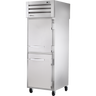 True - Spec Series 27.5" Stainless Steel Pass-Thru Refrigerator w/ Solid Half Front/Solid Rear Swing Doors - STR1RPT-2HS-1S-HC