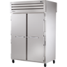 True - Spec Series 52" Pass-Thru Stainless Steel Refrigerator w/ Solid Doors - STR2RPT-2S-2S-HC