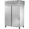 True - Spec Series 52" Pass-Thru Stainless Steel Refrigerator w/ Solid Doors - STA2RPT-2S-2S-HC