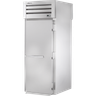 True - Spec Series 35" Stainless Steel Roll-Thru Refrigerator w/ Solid Swing Doors - STA1RRT89-1S-1S