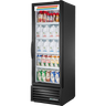 True - 27" Black Refrigerated Merchandiser w/ 1 Glass Swing Door - FLM-27~TSL01