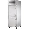 True - Spec Series 27.5" Stainless Steel Refrigerator/Freezer w/ Solid Half Swing Doors - STA1DTA-2HS-HC