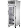 True - Spec Series 27.5" Stainless Steel Pass-Thru Refrigerator w/ Glass Doors - STA1RPT-1G-1G-HC