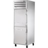 True - Spec Series 27.5" Stainless Steel Heated Cabinet w/ Solid Half Swing Doors - STR1H-2HS