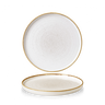 Churchill - Stonecast 8.25" Barley White Round Walled  Plate - 6/Case