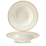 Churchill - Stonecast 16.5 oz Barley White Round Wide Rim  Bowl  - 12/Case