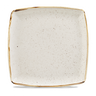 Churchill - Stonecast 10.5" Barley White Square Deep  Plate - 6/Case