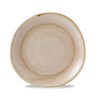 Churchill - Stonecast 8.25" Nutmeg CreamRound Plate - 12/Case