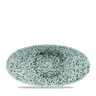 Churchill - Mineral 11.75" x 6" Mineral Green Oval Chef's Plate - 12/Case