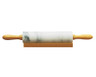 Fox Run - White Marble Rolling Pin w/Wood Base - 4050