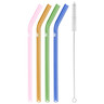 Zwilling - Sorrento Bent Colored Glass Straws 5PC Set