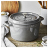 Staub - 5QT Graphite Grey Round High Cocotte