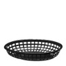 Tablecraft - Basket, Oval Black 9.5' x 6' x 2' - 1074BK