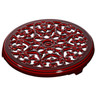 Staub - 2 PC Grenadine Red Lily Essential Oven + Trivet Set