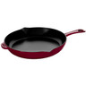 Staub - 12" Bordeaux Red Frying Pan