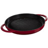 Staub - 10" Bordeaux Red Pure Grill Pan