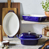 Staub - Dark Blue 4 Pc Mixed Baking Dish Set