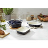 Staub -Dark Blue 4 Pc Mixed Baking Dish Set