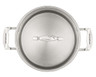 Scanpan - 7.2L Impact Stock Pot with Glass Lid - 18/10 Stainless, Induction Ready