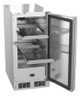 Hoshizaki - 15" Stainless Steel Undercounter Refrigerator w/ Solid Door - HR15A