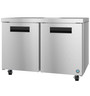 Hoshizaki - Steelheart 48" Undercounter Refrigerator w/ 2 Doors - UR48B