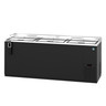 Hoshizaki - 80" Black Back Bar Bottle Cooler w/ 3 Slide Top Doors - CC80