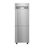 Hoshizaki - Steelheart 27.5" Stainless Steel Refrigerator/Freezer w/ Solid Half Swing Doors - DT1A-HS