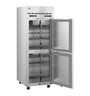 Hoshizaki - Steelheart 27.5" Stainless Steel Refrigerator/Freezer w/ Solid Half Swing Doors - DT1A-HS