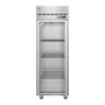 Hoshizaki - Steelheart 27.5" Stainless Steel Freezer w/ 1 Glass Swing Door - F1A-FG
